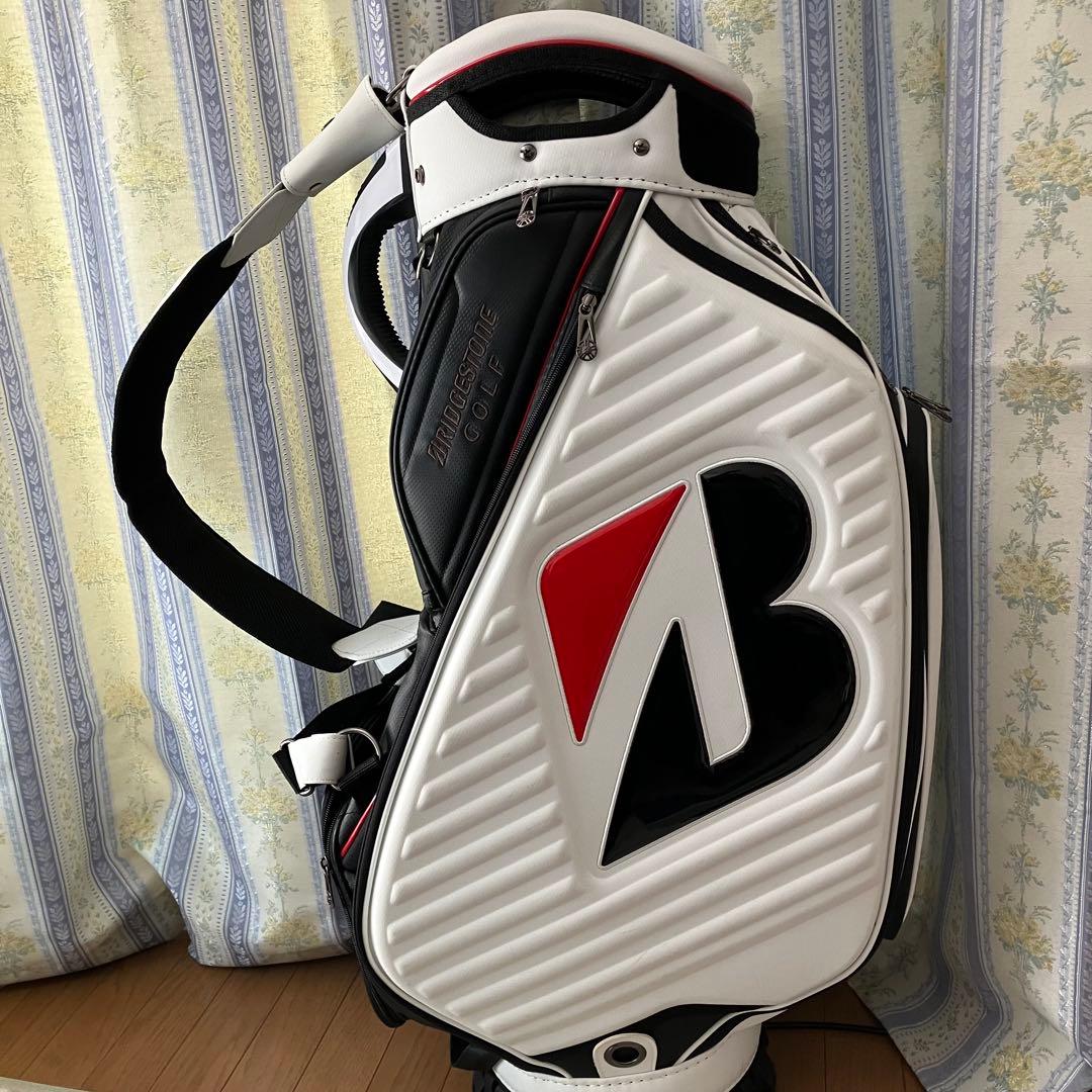 BRIDGESTONE ブリヂストンゴルフ 3点式キャディバック ネーム刺繍有
