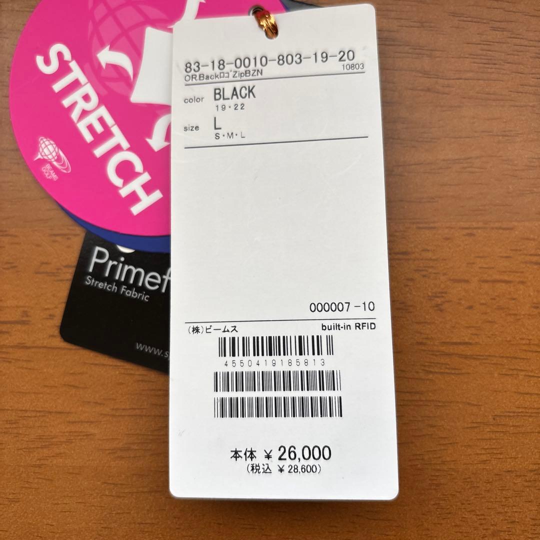 【BEAMS GOLF】レディース ブラック ブルゾン ジャケット Lサイズ