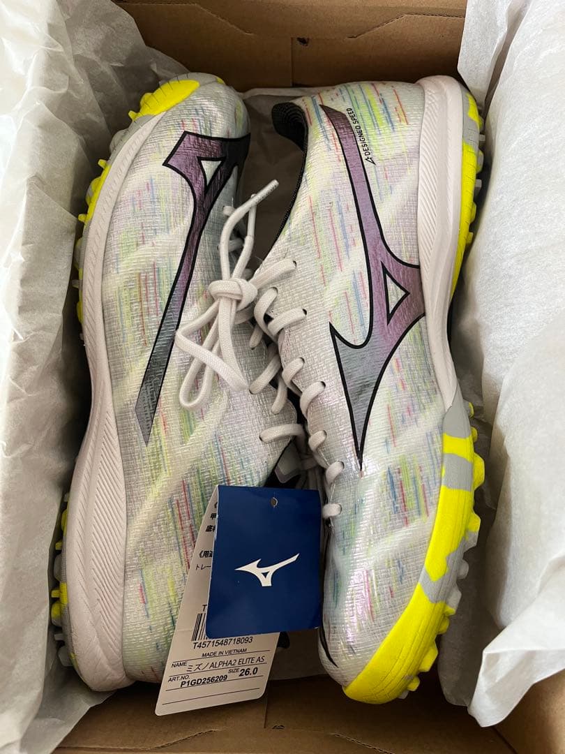 26cm ミズノアルファII ELITE AS(サッカー/フットボール) 極美品
