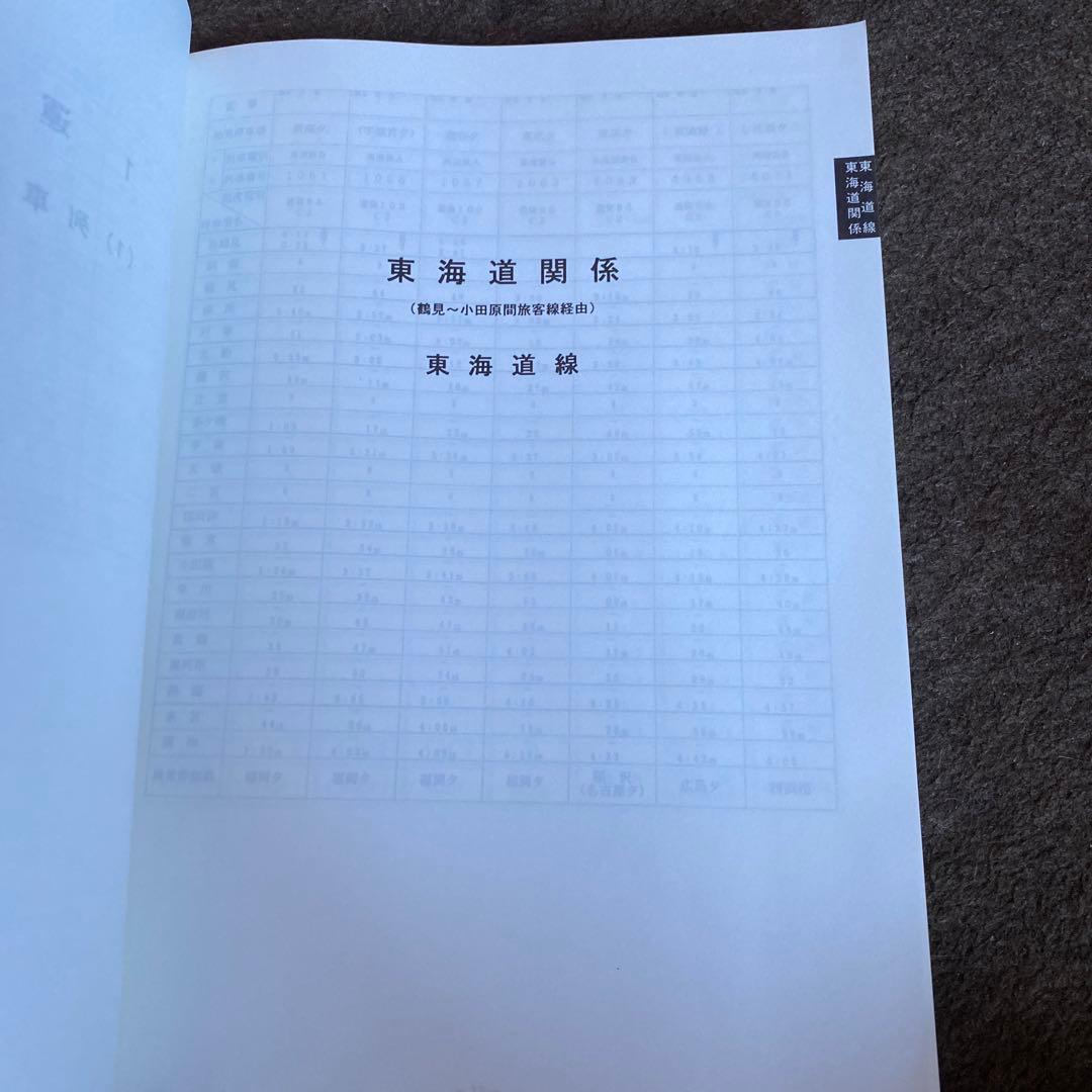 鉄道　貨物列車運転時刻表