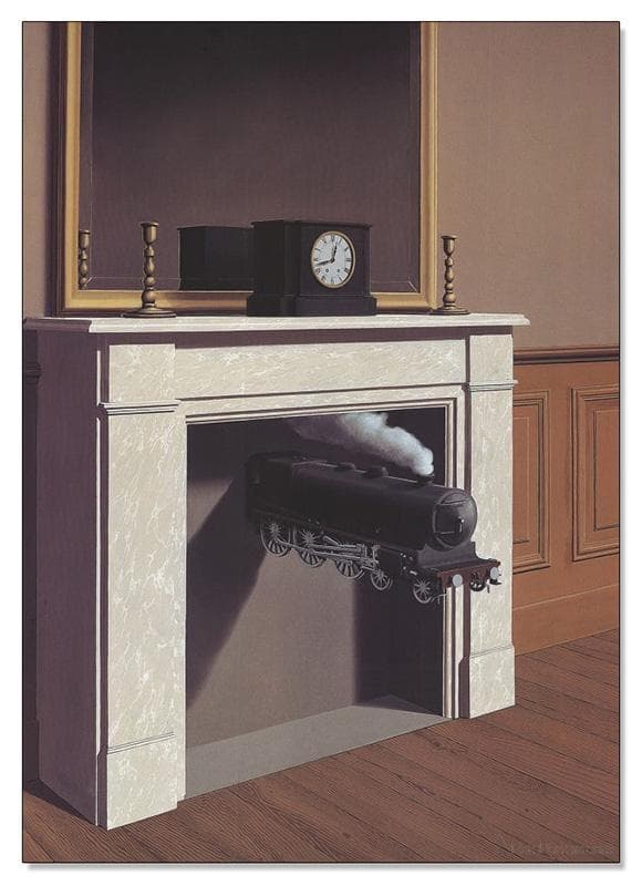 額装済/Time Transfixed（ルネ マグリット）