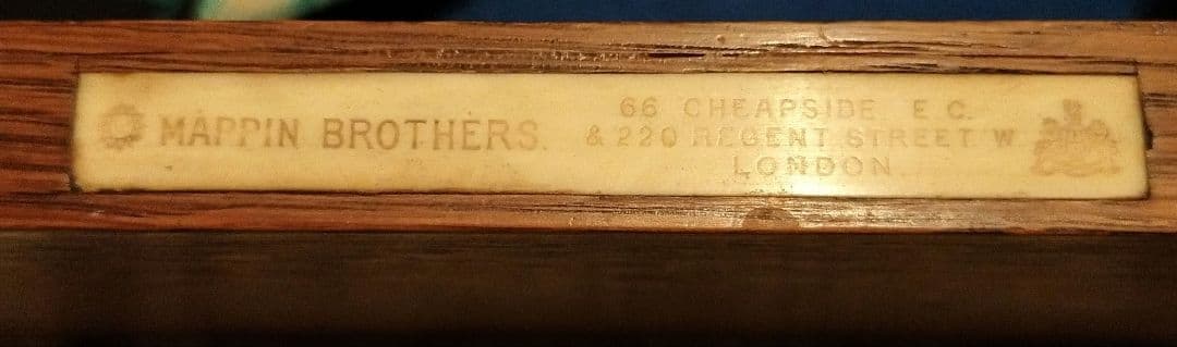 木製箱　MAPPIN BROTHERS　LONDON