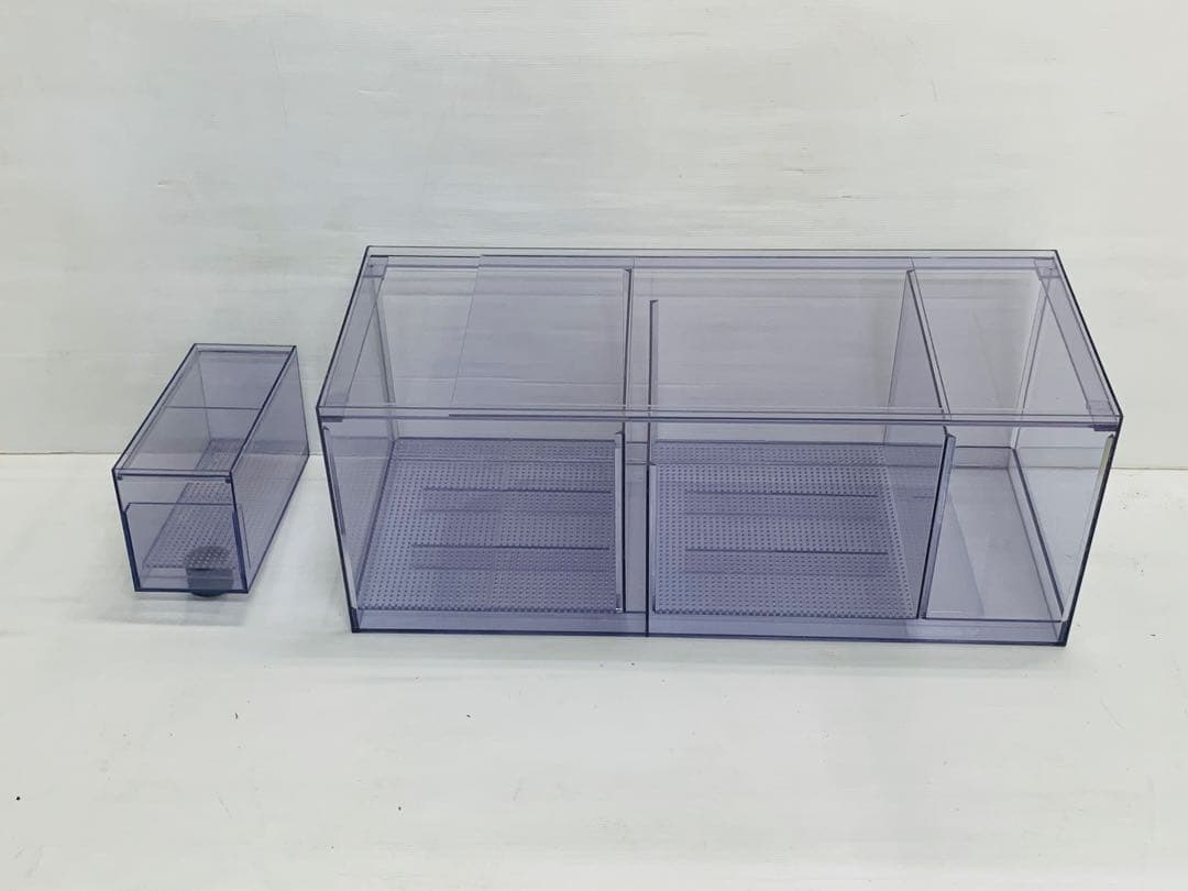 Ｗ600×Ｄ300×Ｈ300 オーバーフロー水槽用塩ビ濾過槽+ウールBOX