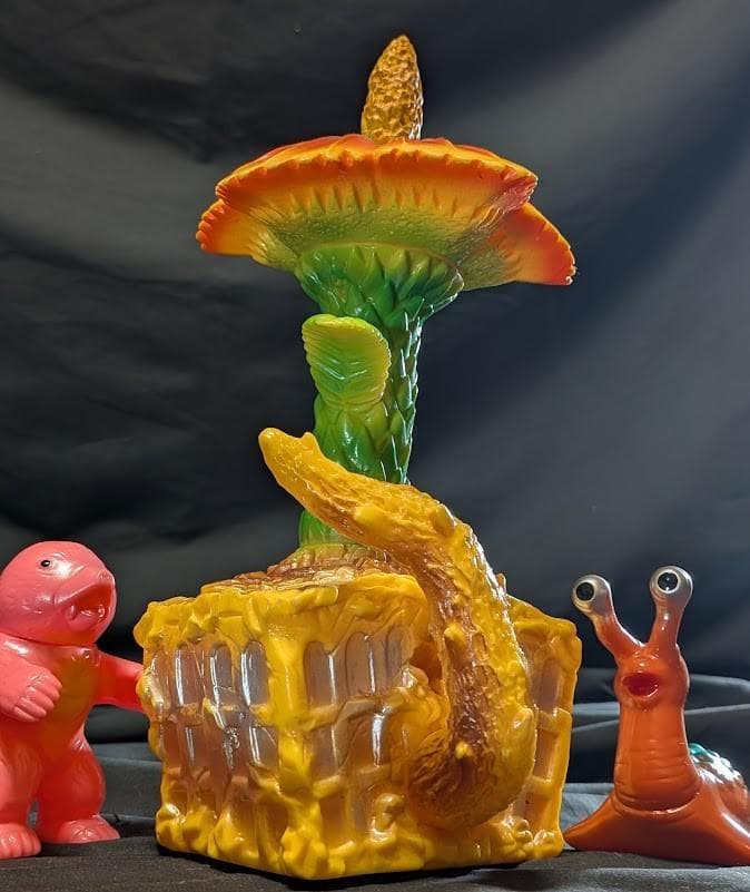 マンモスフラワー（マーミット）＆ナメゴン・モングラー（Ｍ１号）ソフビ３体セット