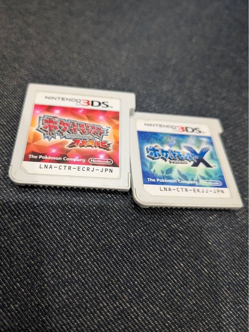 ポケットモンスター X・オメガルビー・3DSブラック本体・充電器