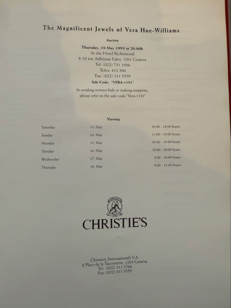 アート・デザイン・音楽 The Magnificent Jewels of Vera Hue