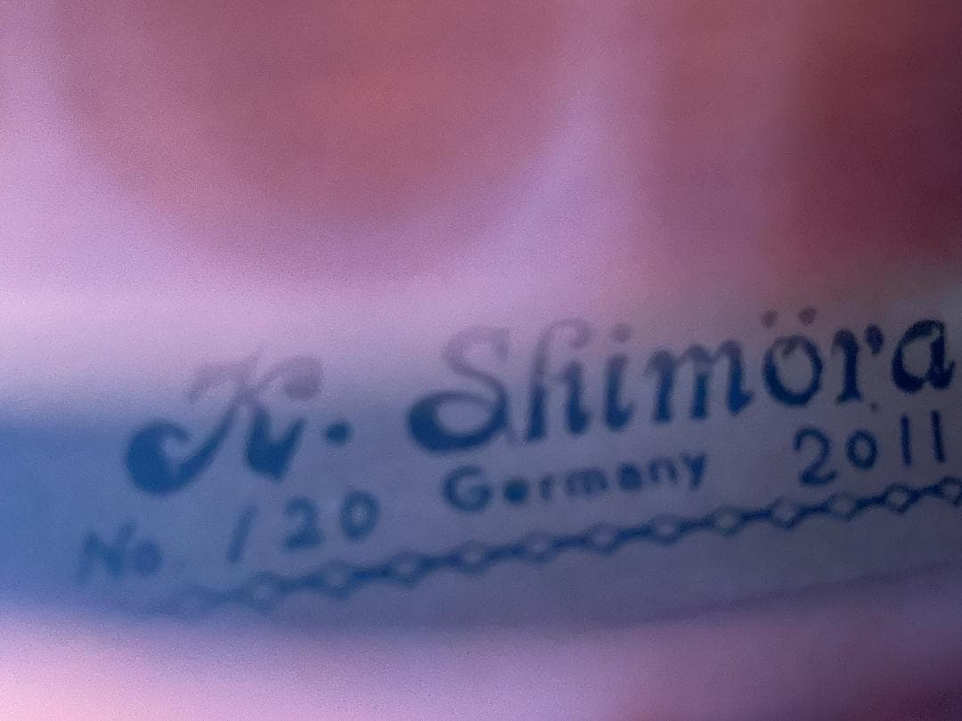 バイオリン K．Shimora　４／４ Ｎｏ．１２０