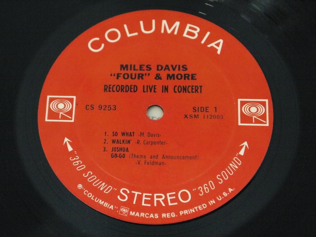 US盤 2EYE 矢印 Miles Davis / Four & More
