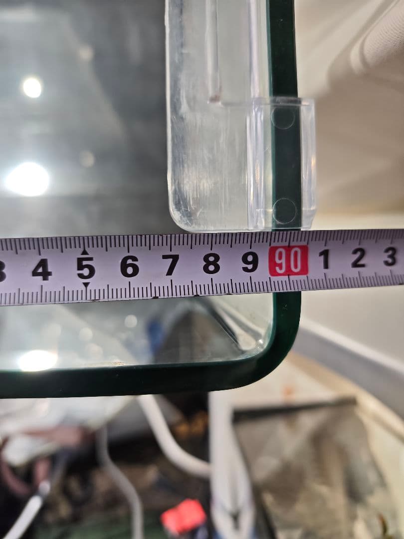 【引取限定】90cmハイタイプ(900×450×500) 曲げオールガラス水槽