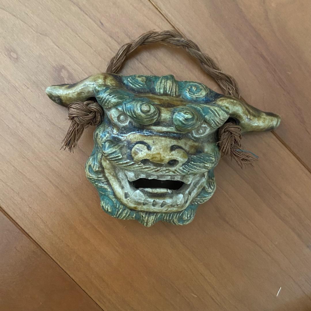 値下げしました！　工芸品 シーサー 壁掛け 沖縄