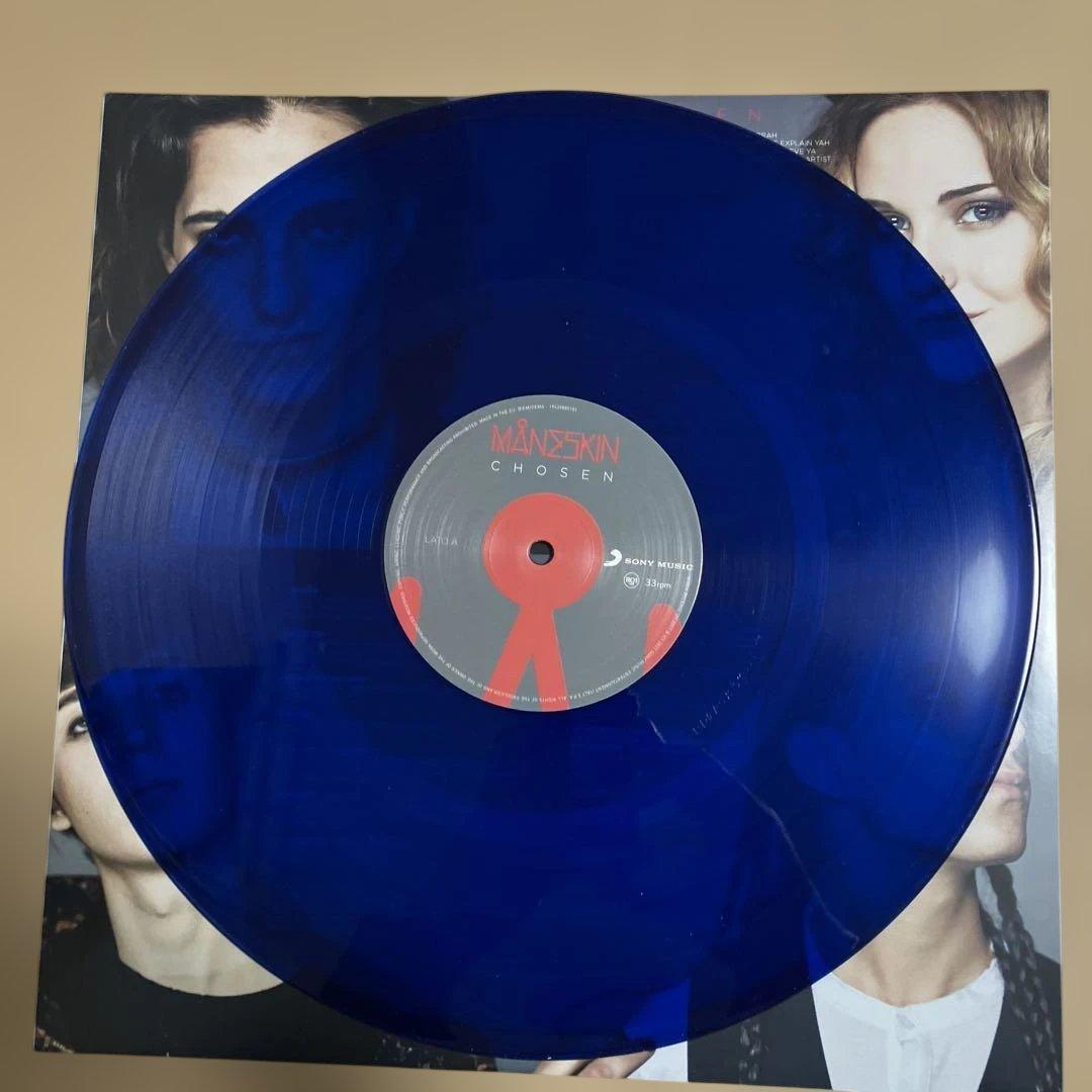 マネスキン MANESKIN CHOSEN クリアブルー レコード