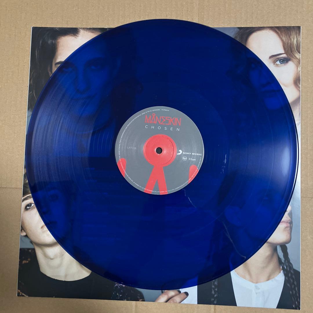 マネスキン MANESKIN CHOSEN クリアブルー レコード