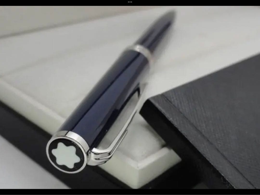 モンブラン　未使用に近い美逸品！PIX★No114809★ダークブルー＆プラチナ