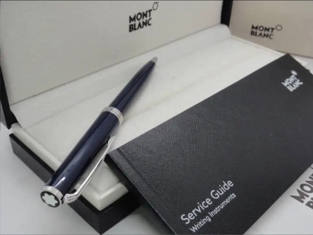 モンブラン　未使用に近い美逸品！PIX★No114809★ダークブルー＆プラチナ