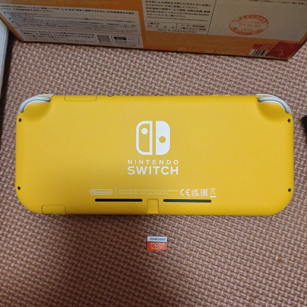 Nintendo switch lite イエロー　美品