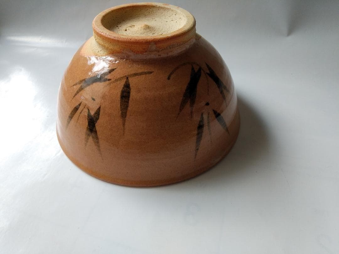 唐津焼 中里嘉孝 作 絵唐津 茶碗 共箱 共布 栞 茶道具 抹茶碗 新品 未使用