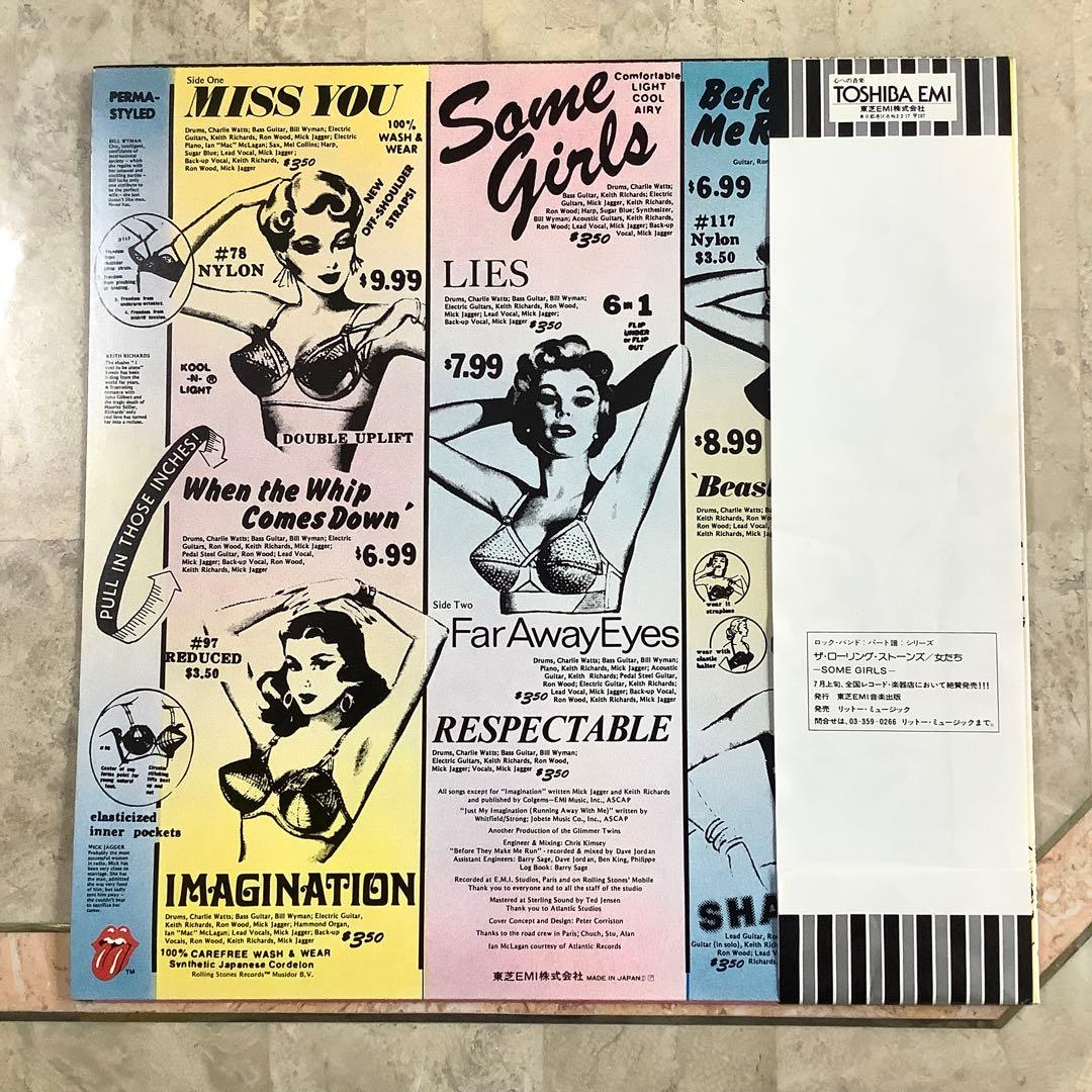 レコード新品同様! ストーンズ 女たち1978年 日本初版盤 USカッティング