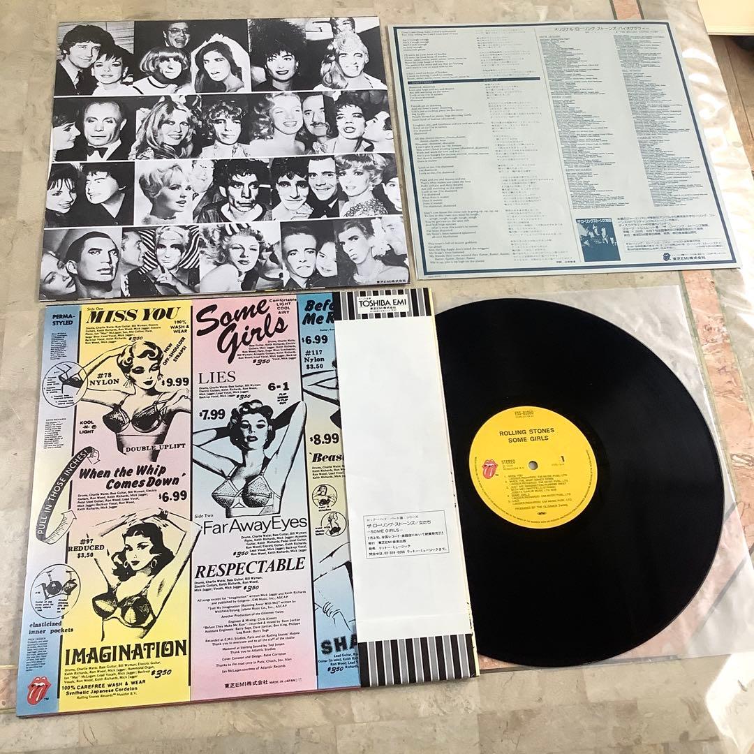 レコード新品同様! ストーンズ 女たち1978年 日本初版盤 USカッティング