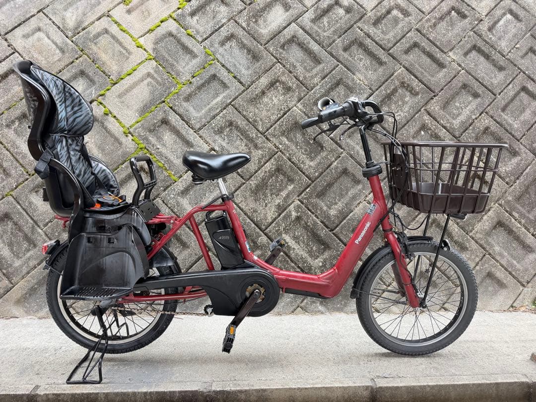 パナソニック電動アシスト自転車 チャイルドシート付き 8.9Ahバッテリー