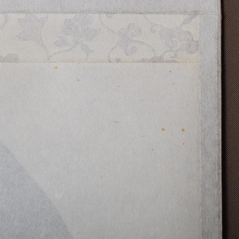 掛軸　前大徳　長禅宗淡筆　一行書　「白雲起峰頂」　共箱　C　7829A