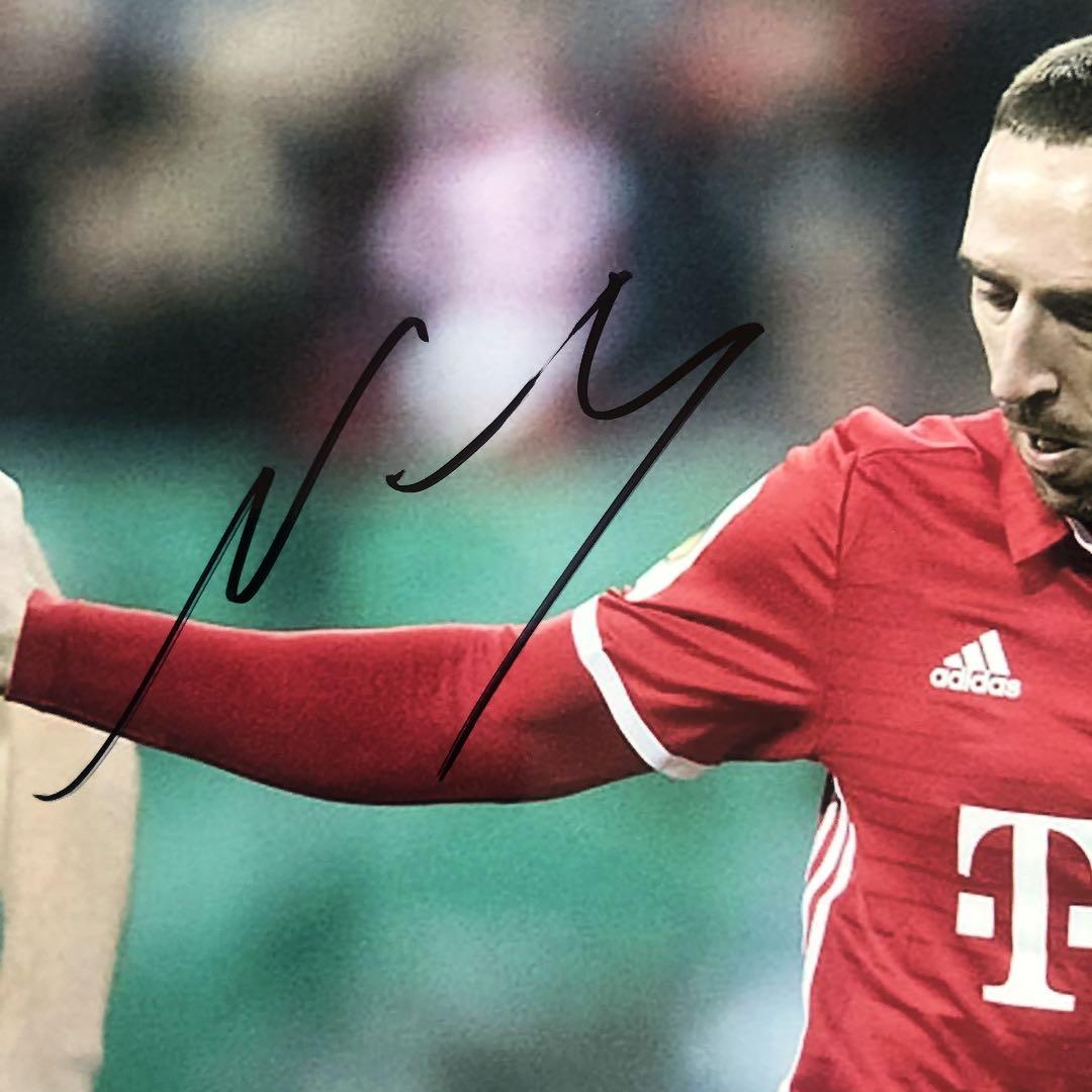 フランク・リベリー　直筆サイン