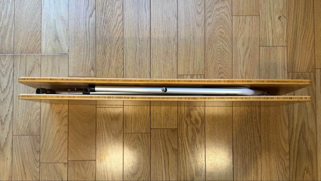 【ジャンク品】スノーピーク ワンアクションローテーブル竹LV-100T