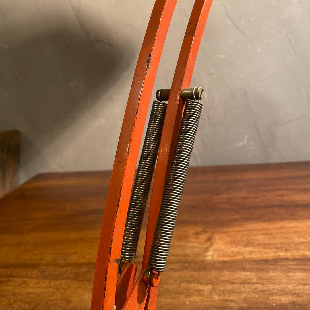 昭和レトロ フレキシブルアーム照明 卓上 万力付き インダストリアル