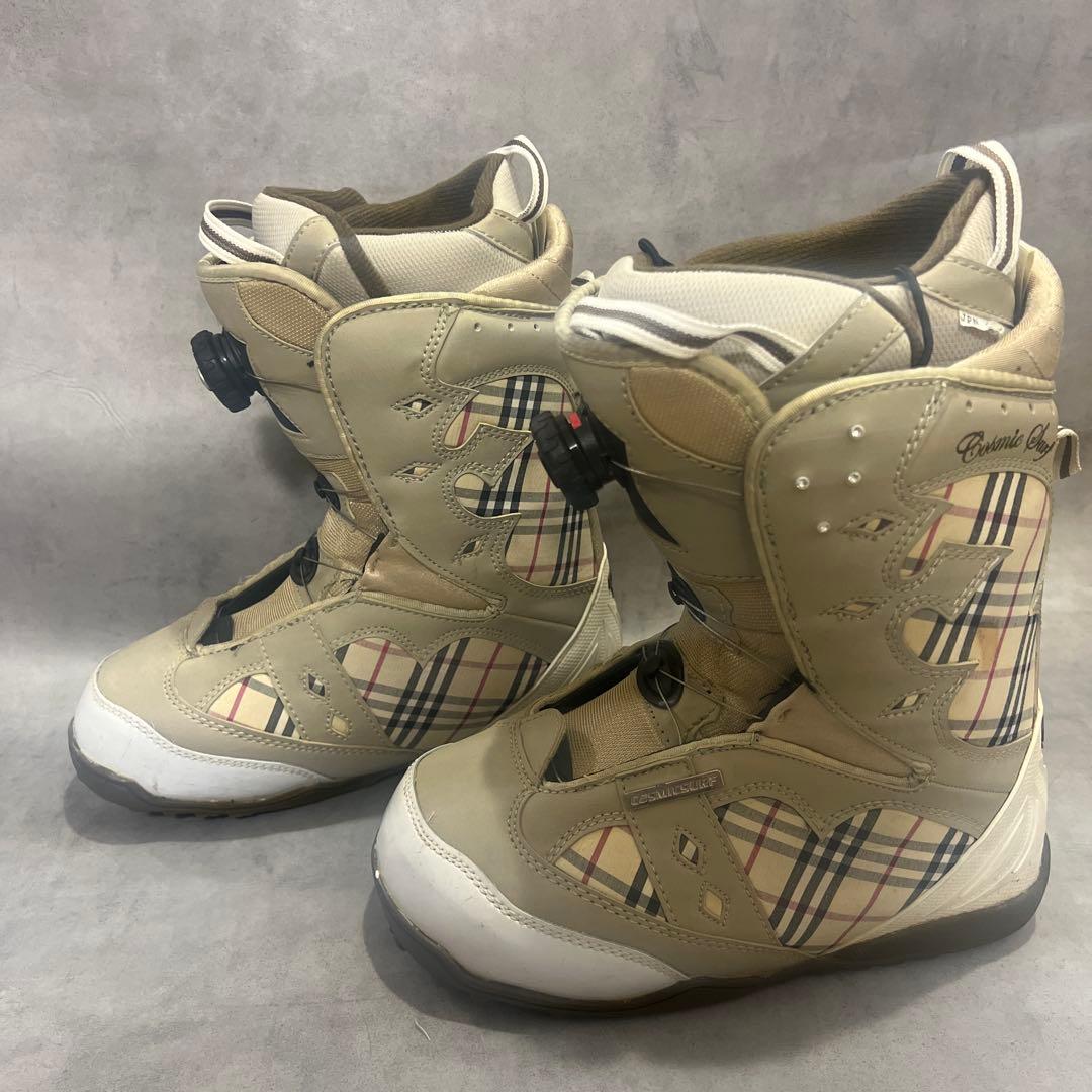 【美品】COSMIC SURF スノボブーツ Boaダイヤル式 24.5cm