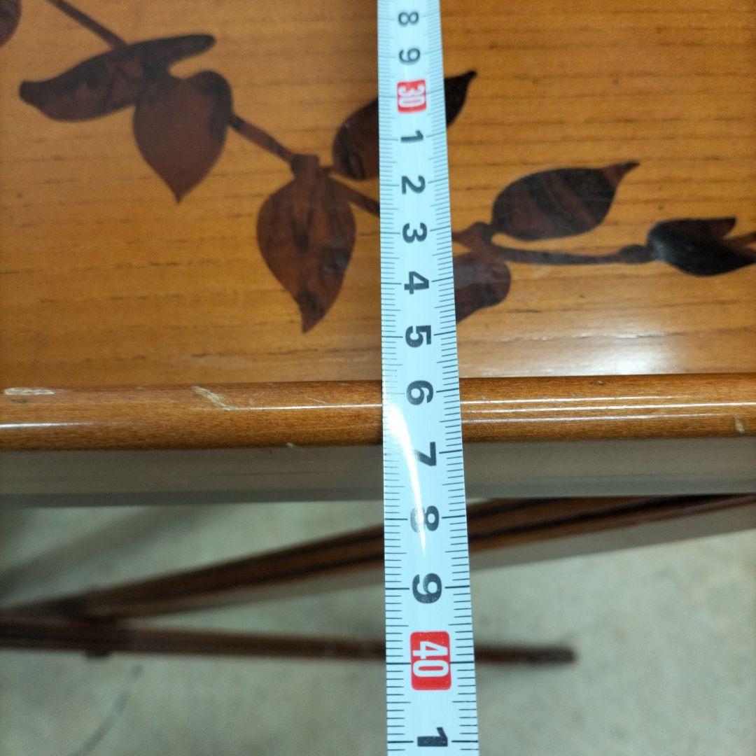 Medea ITALY　大塚家具　高級家具　トレイテーブル木製折りたたみテーブル