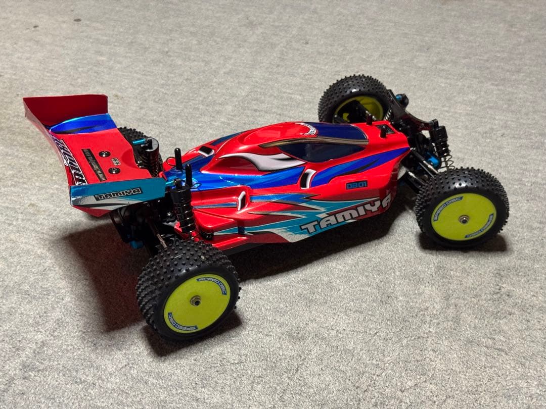 全て新品！タミヤDB01バルドル カーボン・ギヤデフ・アルミ他OP多数、メカ付属