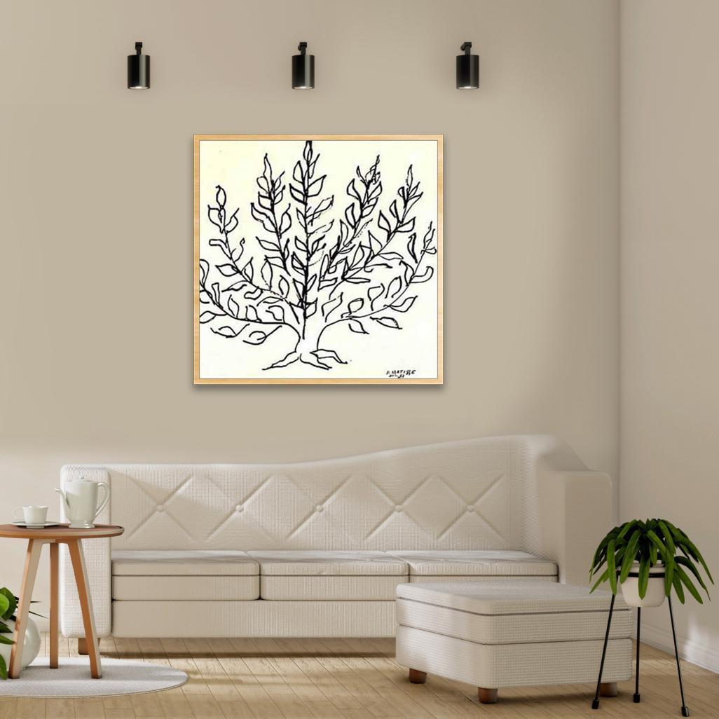 額装済/低木 1951 リプロダクション/マティス/ポスター/インテリア/アート