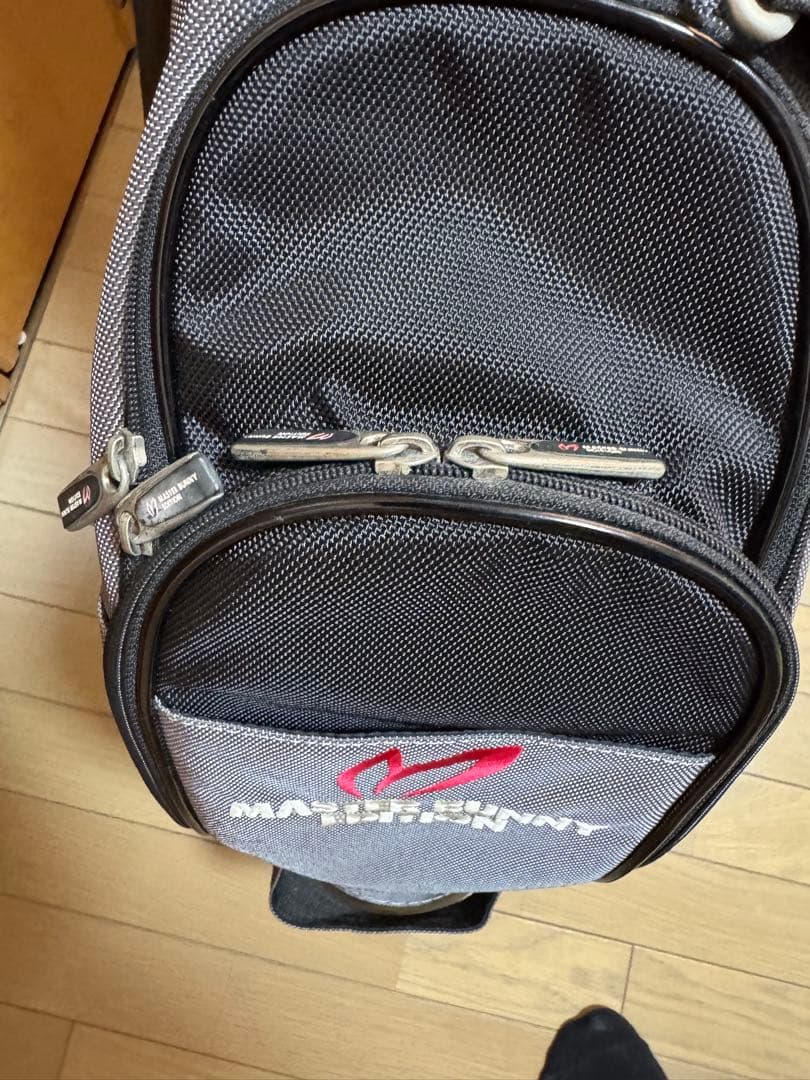 マスターバニー スタンド式 キャディバッグ 軽量グレー