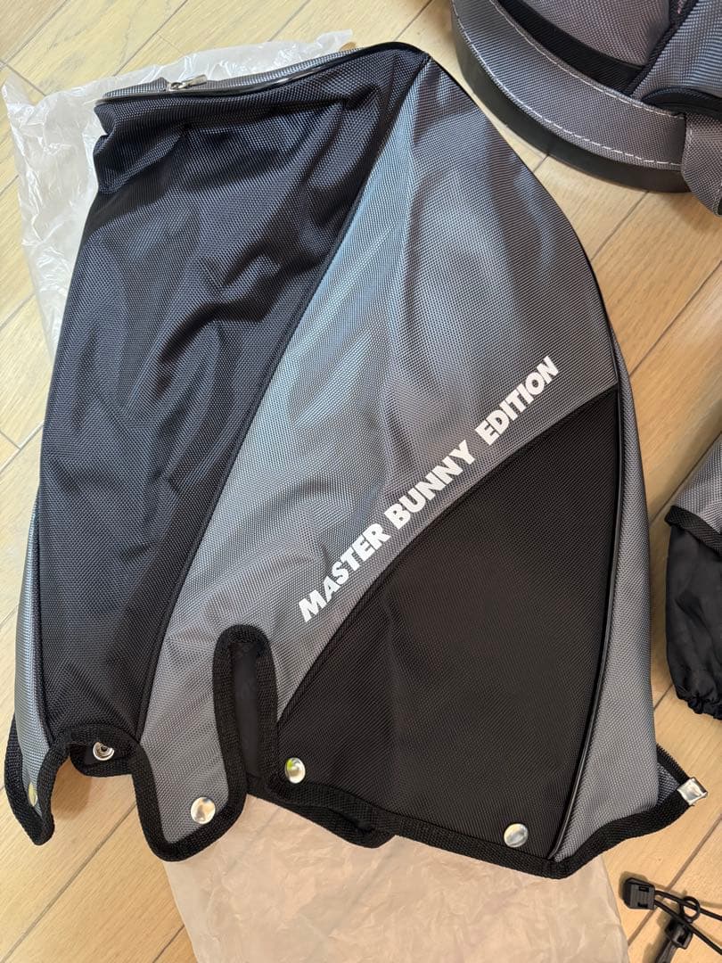 マスターバニー スタンド式 キャディバッグ 軽量グレー