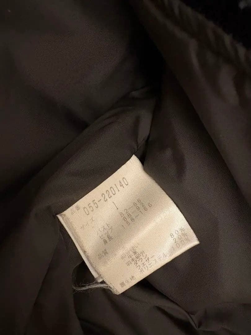 パーリーゲイツ　レディース1 ネイビーウールダウンジャケット