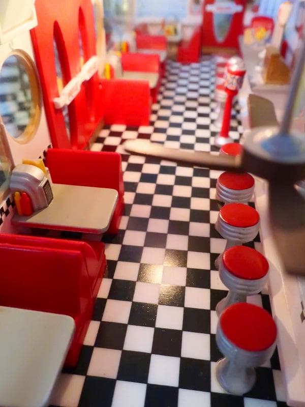 爆レア★絶版★コカコーラ ダンバリーミント アメリカンダイナー ジオラマクロック