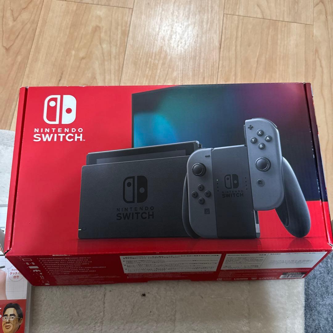 【ソフト付】Nintendo Switch 本体 グレー 脳トレセット
