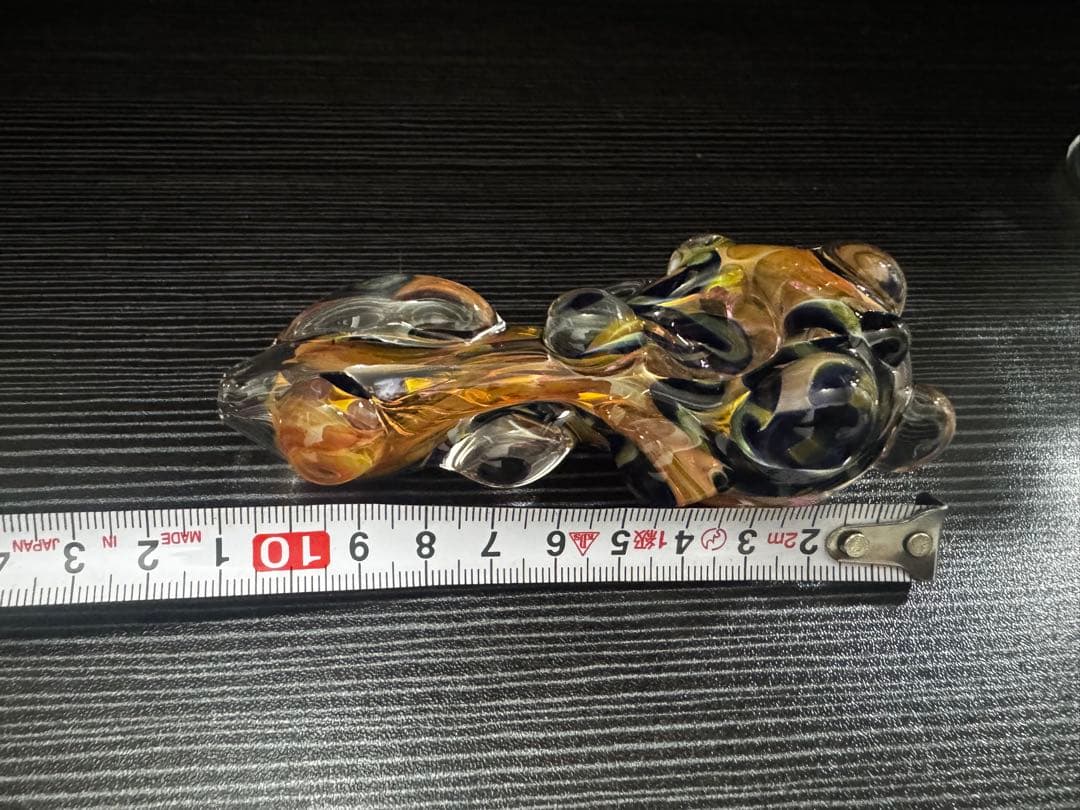 工芸品 Golden black lumpy garapai