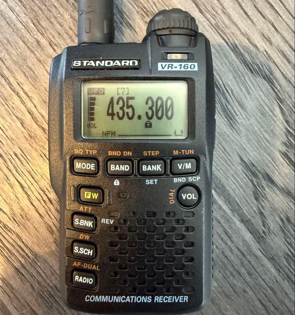 VR-160 スタンダード ワイドバンドレシーバー100kHz~1300MHz