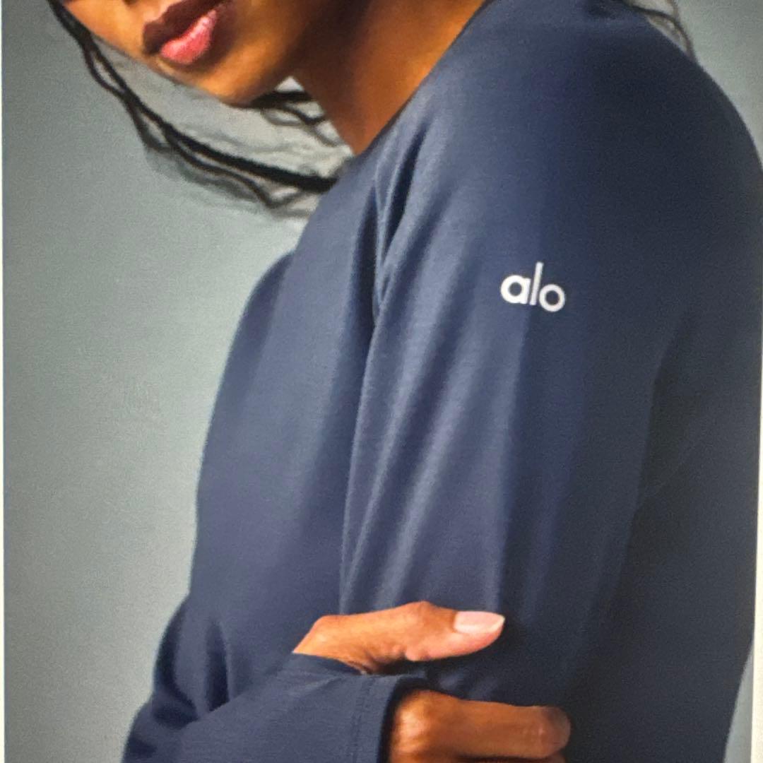 ALO YOGA airbrush winter warm 裏起毛新品タグ付き