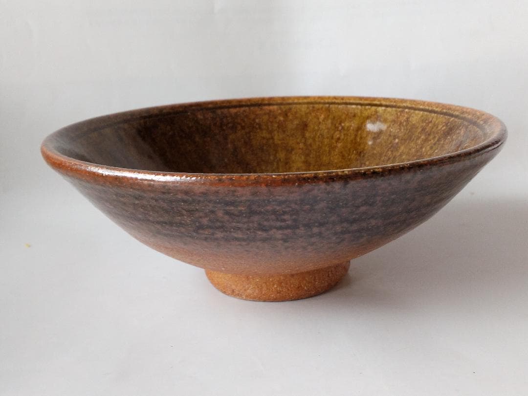 伊賀焼 三田窯 山椒洞 谷本洋 作 茶碗 共箱 共布 栞 茶道具 抹茶碗 新品