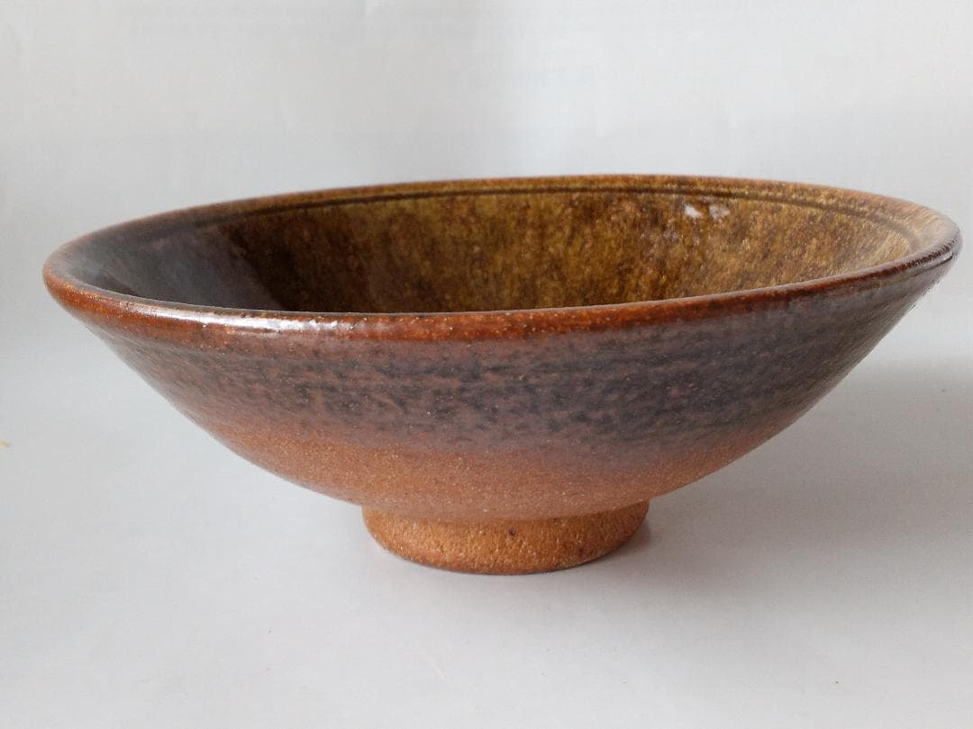 伊賀焼 三田窯 山椒洞 谷本洋 作 茶碗 共箱 共布 栞 茶道具 抹茶碗 新品