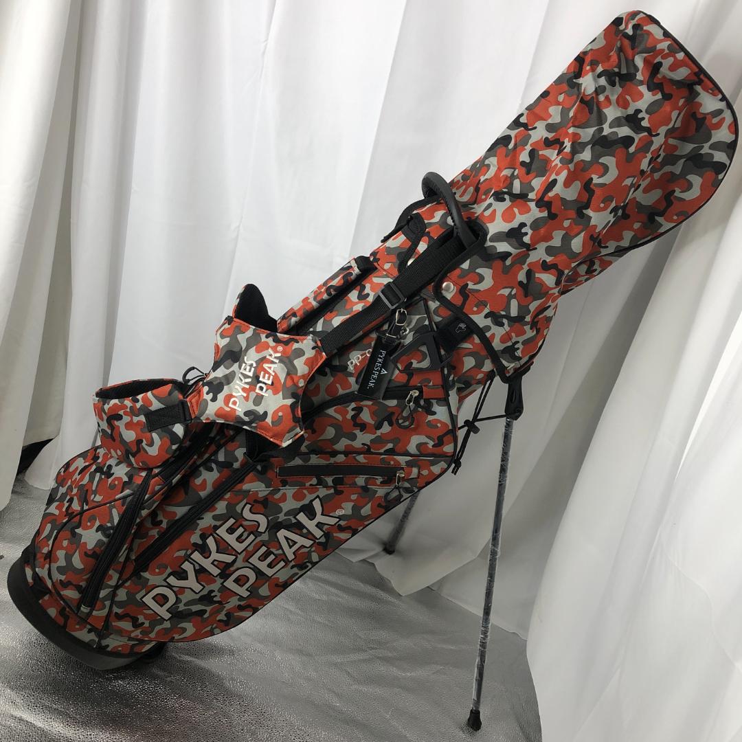 PYKES PEAK キャディバッグ ゴルフバッグ 6分割/ヤS3123