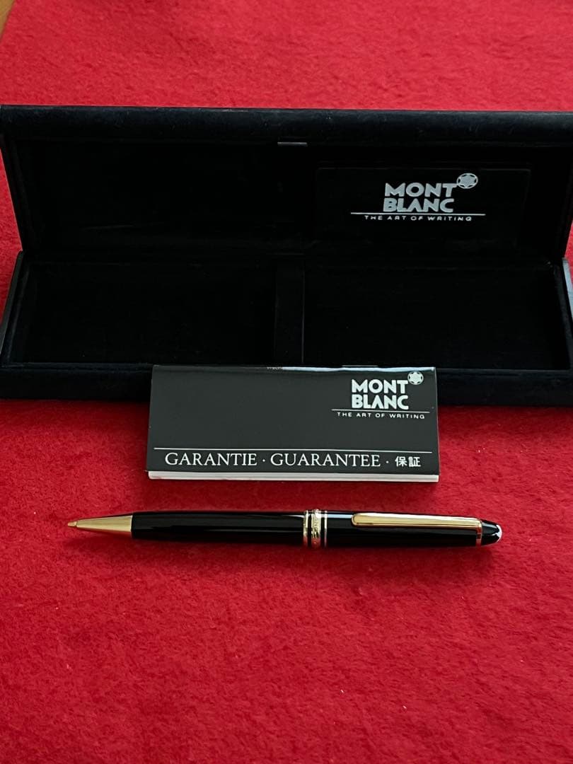 美品‼️モンブランマイスターシュテュック シャープペンシルゴールド❗️ケース付‼️