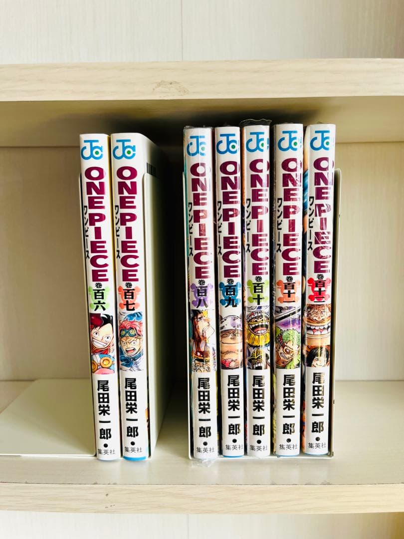 ONE PIECE 全巻　1〜112巻　　2〜112巻初版　シュリンク付きあり