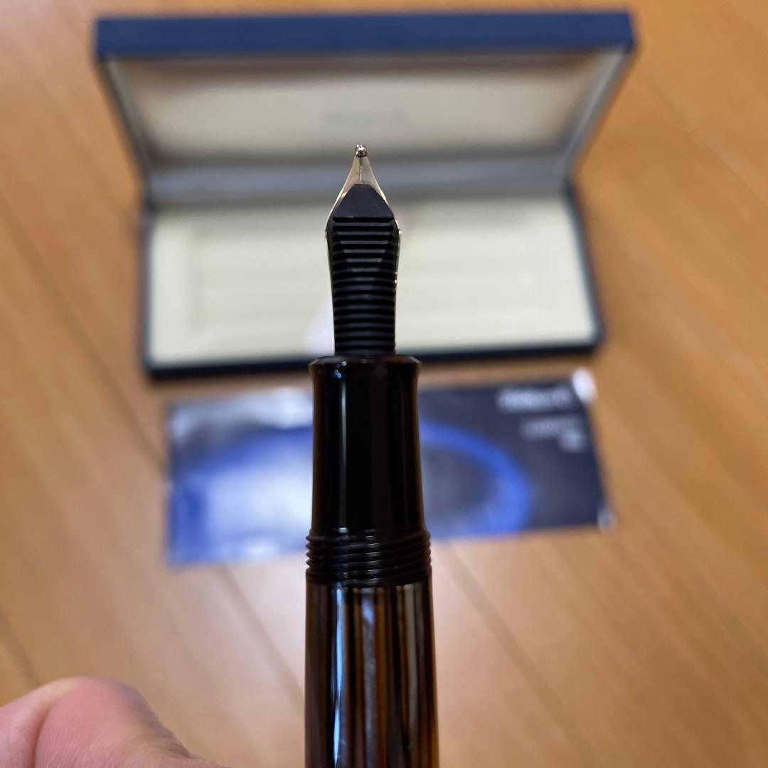 新品未使用 Pelikan ペリカン 万年筆 スーベレーン M400 茶縞