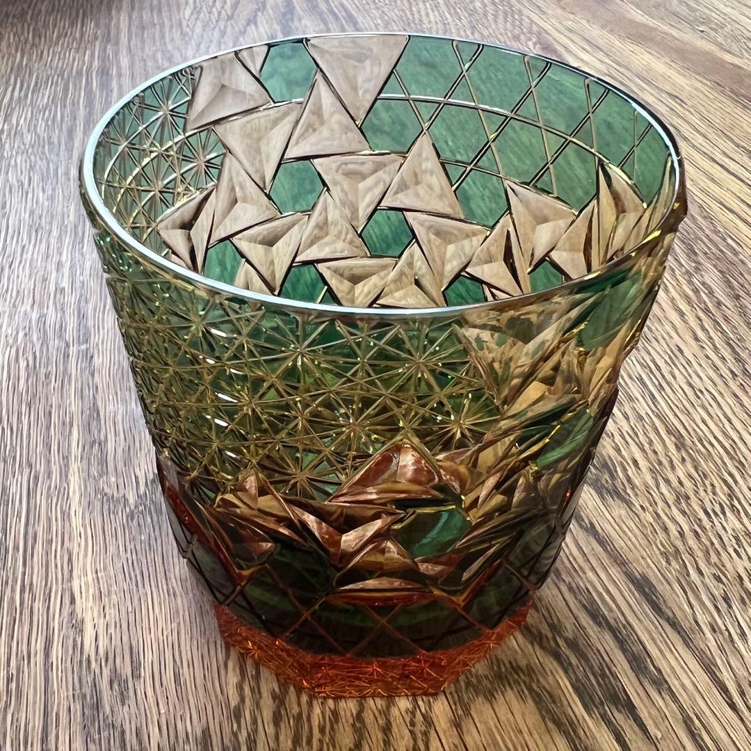 し*ん様 但野硝子 江戸切子 但野英邦 ロックグラス