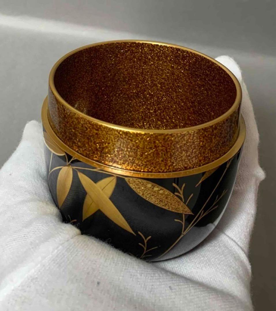 茶道具　露笹大棗　徹