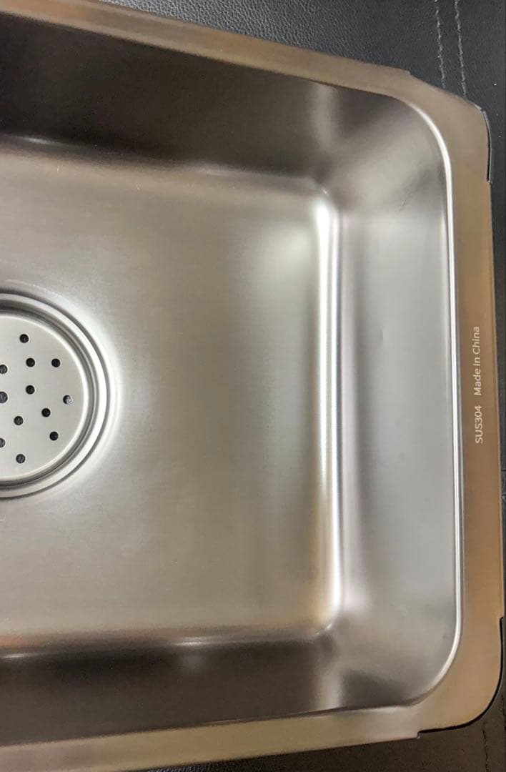 【2個セット】 ネイチャーハイク ステンレス製キャンプ用シンク