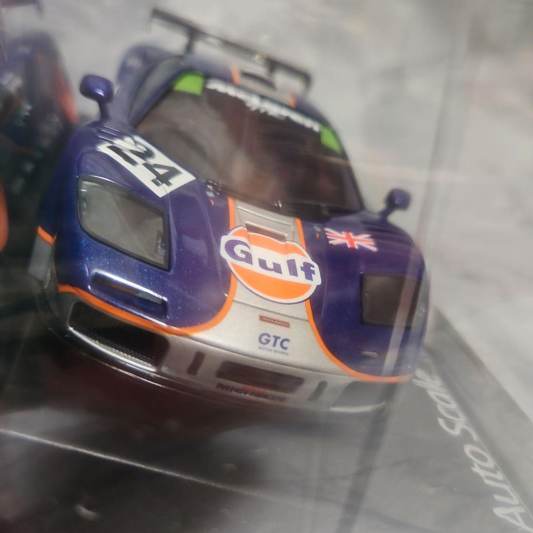 （新品 未開封）マクラーレンＦ１ ＧＴＲ ガルフレーシング ミニッツレーサー