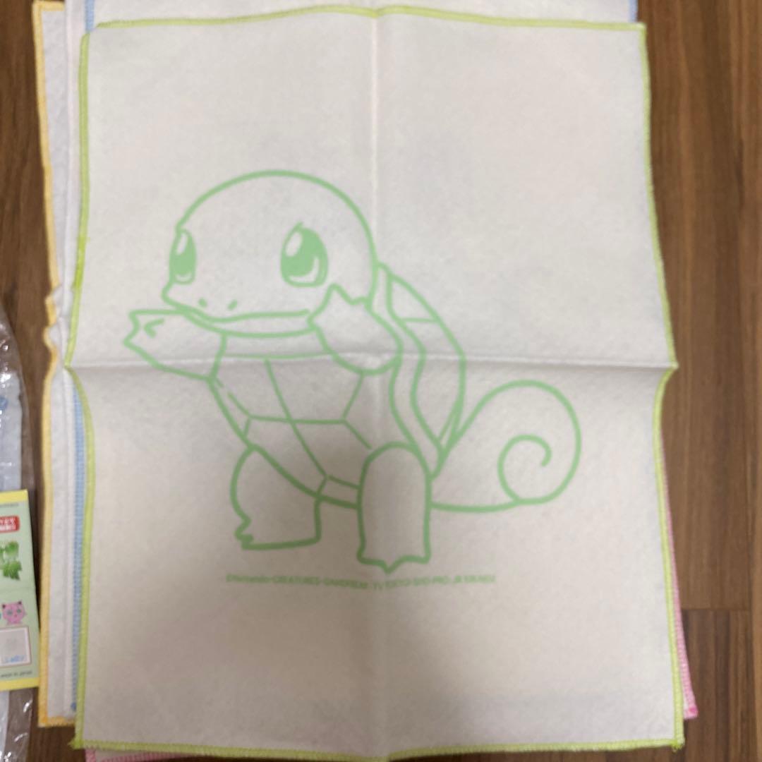 ポケットモンスター　キッチンふきん　ふきふきモンスター　ポケモン　ピカチュウ